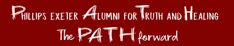 Phillips Exeter Alumni for Truth and Healing Logo